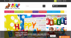 Desktop Screenshot of partydecor.hu